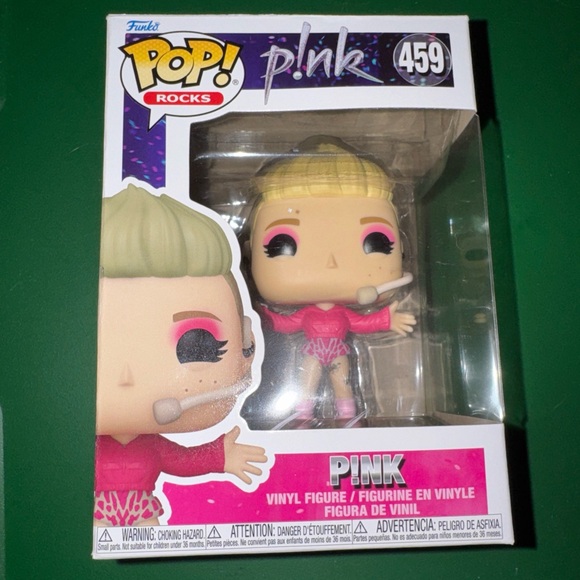 Funko Other - Funko Pop! Rocks Pink Figure with Blonde Hair